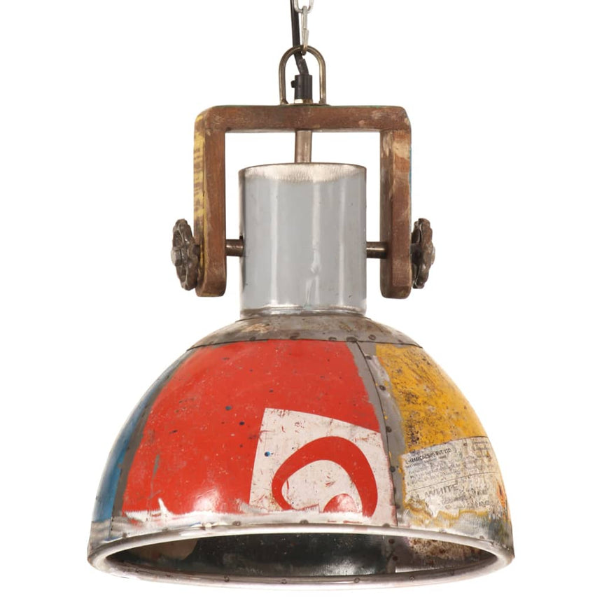 Hanglamp Industrieel Rond 25 W E27 30 Cm Meerkleurig Multikleur