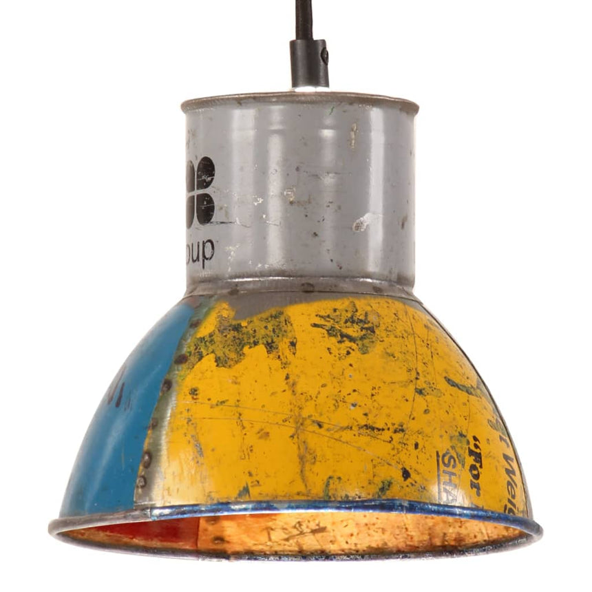 Hanglamp Industrieel Rond 25 W E27 17 Cm Meerkleurig Multikleur