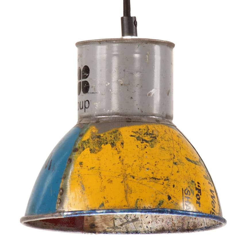 Hanglamp Industrieel Rond 25 W E27 17 Cm Meerkleurig Multikleur