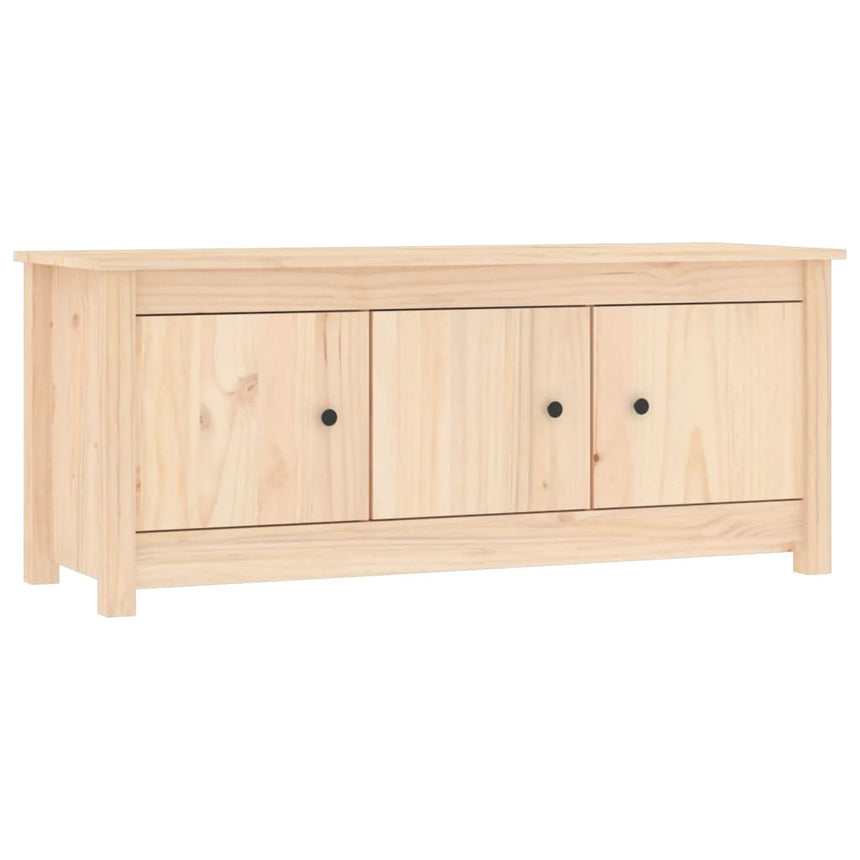Schoenenkast 110X38X45,5 Cm Massief Grenenhout Naturel