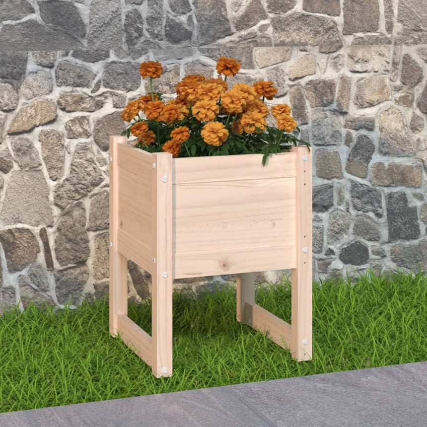 Plantenbakken Massief Grenenhout Naturel
