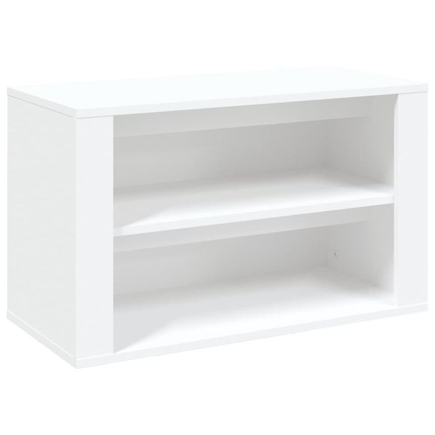 Schoenenrek 75X35X45 Cm Bewerkt Hout Wit