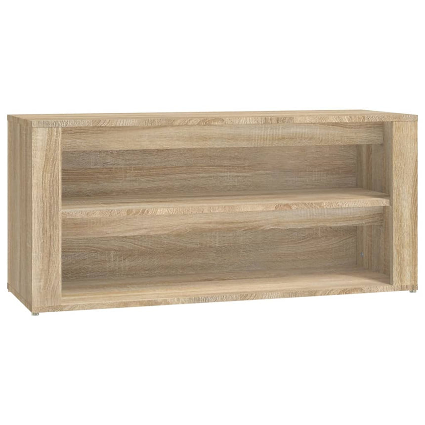 Schoenenrek 100X35X45 Cm Bewerkt Hout Kleurig Sonoma Eiken