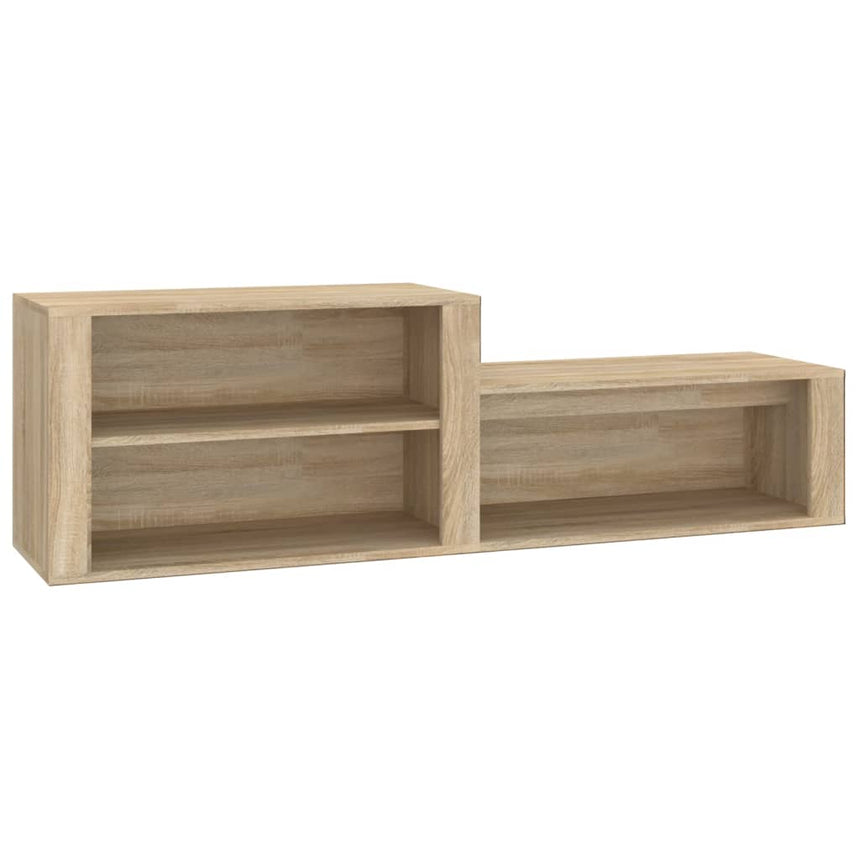Schoenenkast 150X35X45 Cm Bewerkt Hout Kleurig Sonoma Eiken