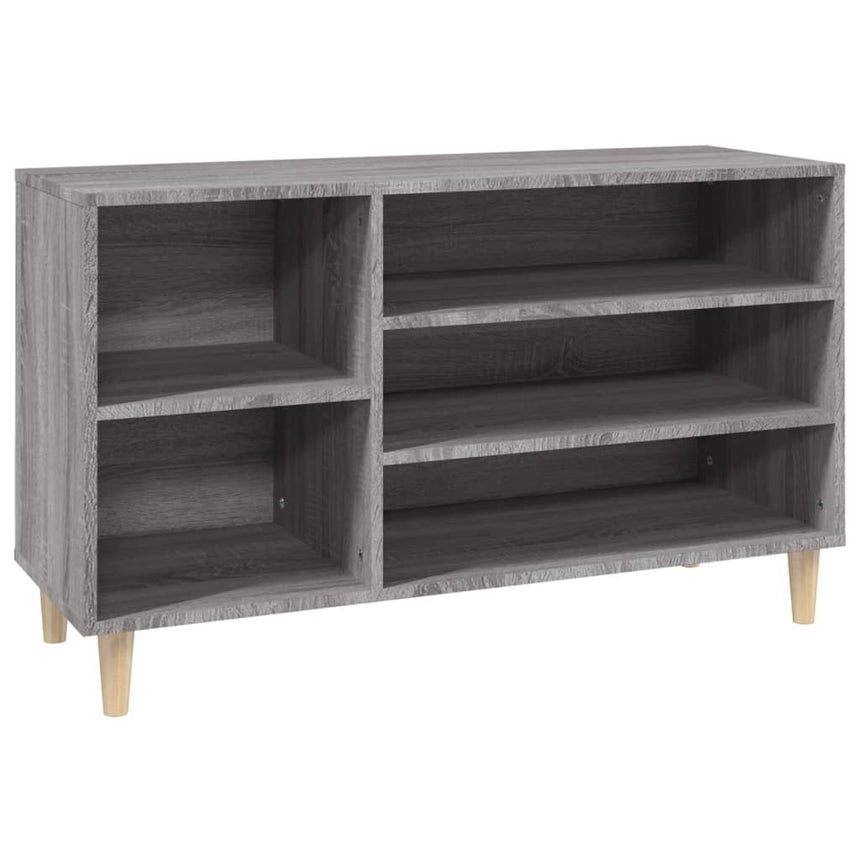 Schoenenkast 102X36X60 Cm Bewerkt Hout Sonoma Grijs Grijs Sonoma