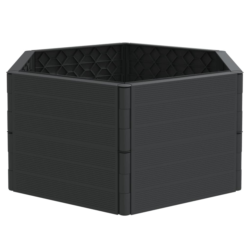 Plantenbak Pp Antracietkleurig