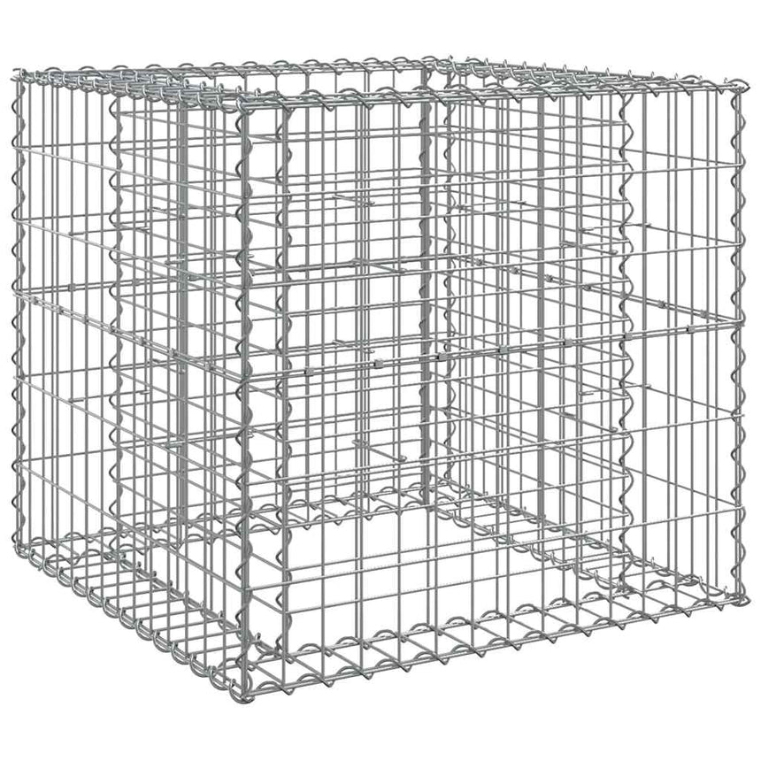Schanskorf 70X70X65 Cm Gegalvaniseerd Ijzer Zilverkleurig