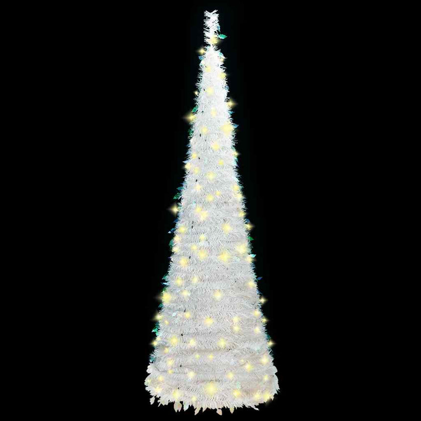 Kunstkerstboom Pop-Up 200 Led's Wit