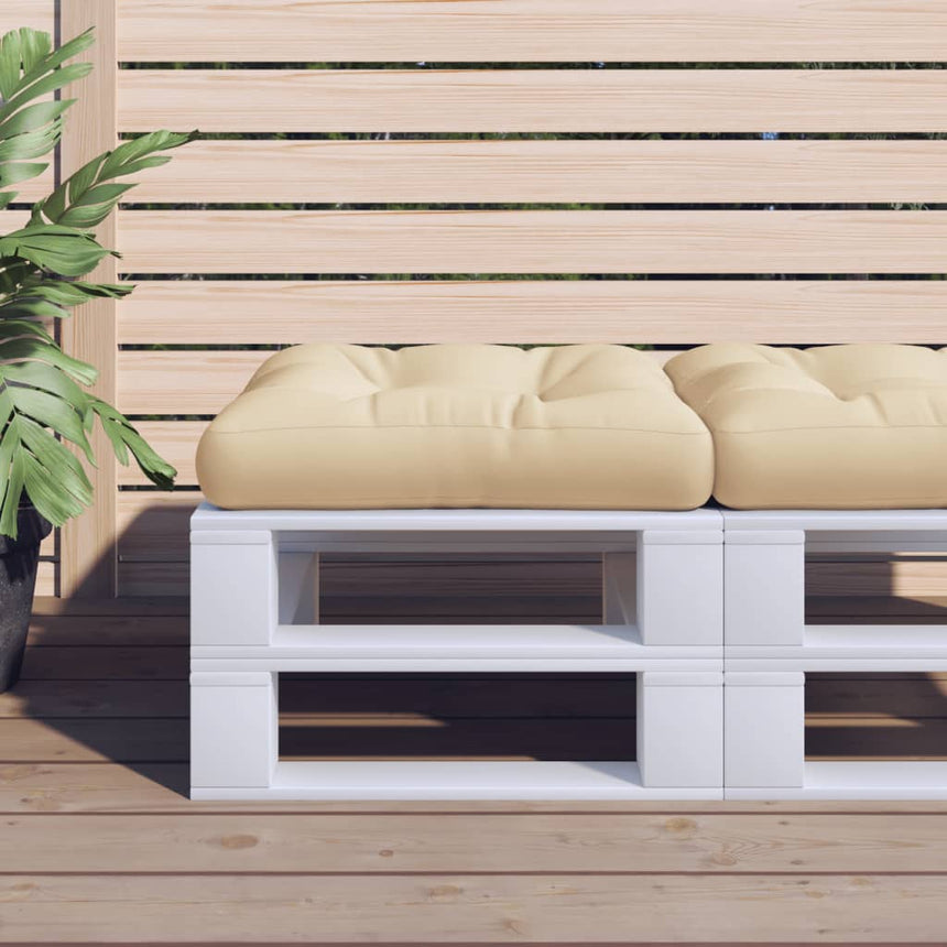 Palletkussen Stof Beige