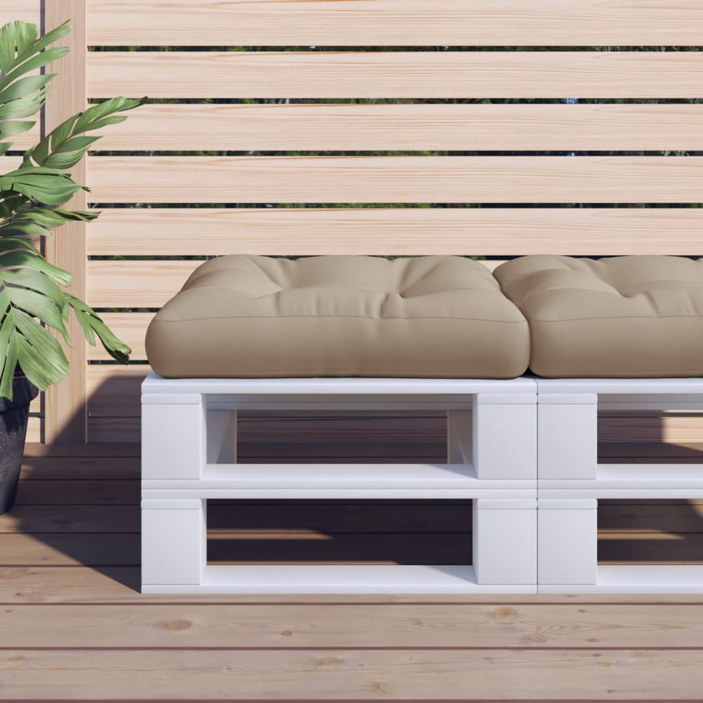 Palletkussen Stof Taupe