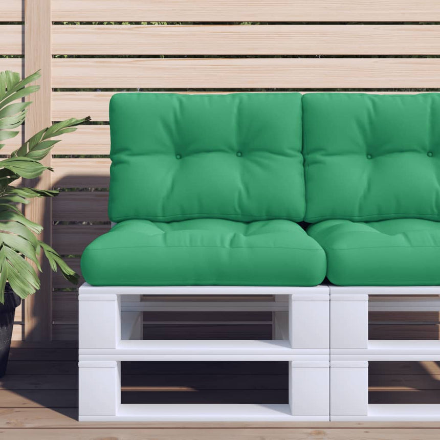 Palletkussens 2 St Stof Groen