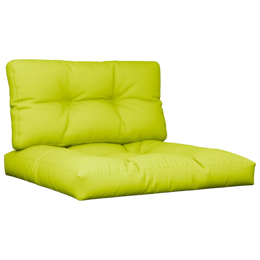 Palletkussens 2 St Stof Heldergroen