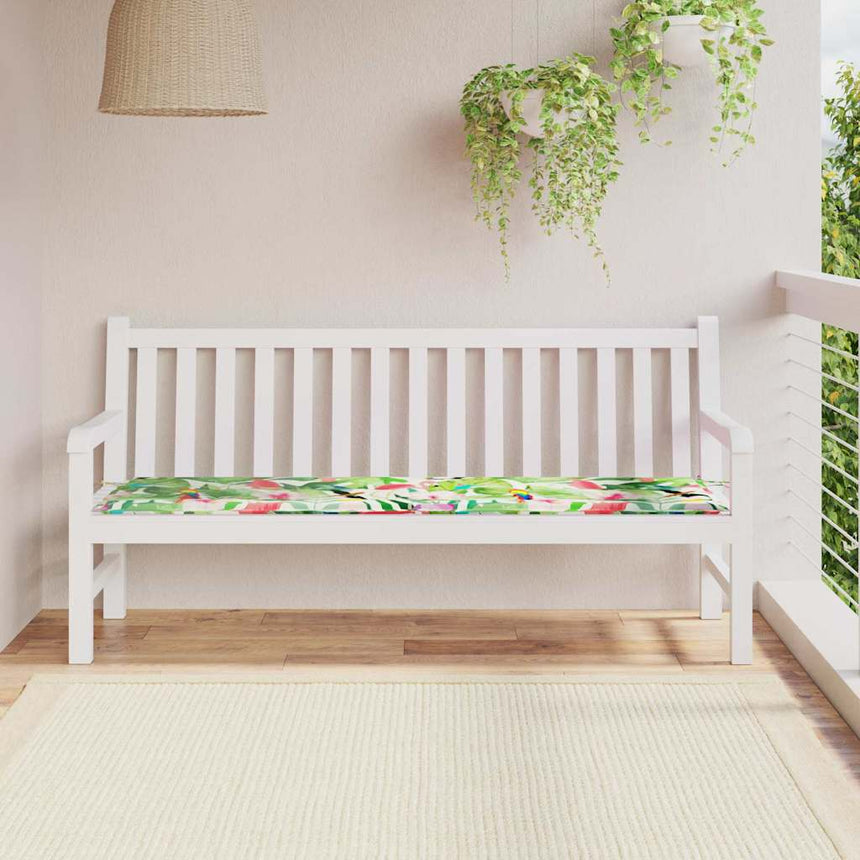 Tuinbankkussen Oxford Stof Meerkleurig Groen En Roze