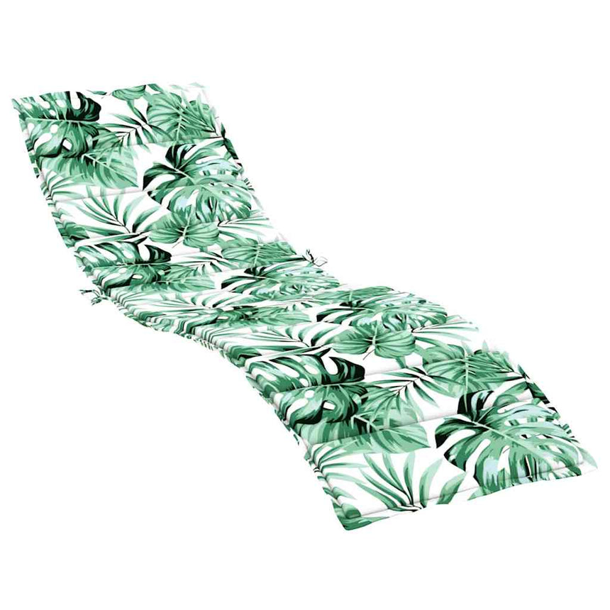 Zon Ligzitzak Kussen Floral Groen Oxford Stof
