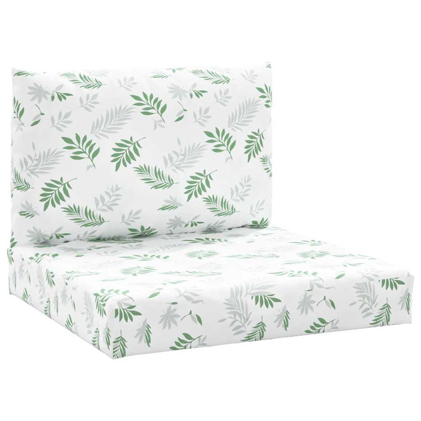 Palletkussens 2 St Bladpatroon Oxford Stof