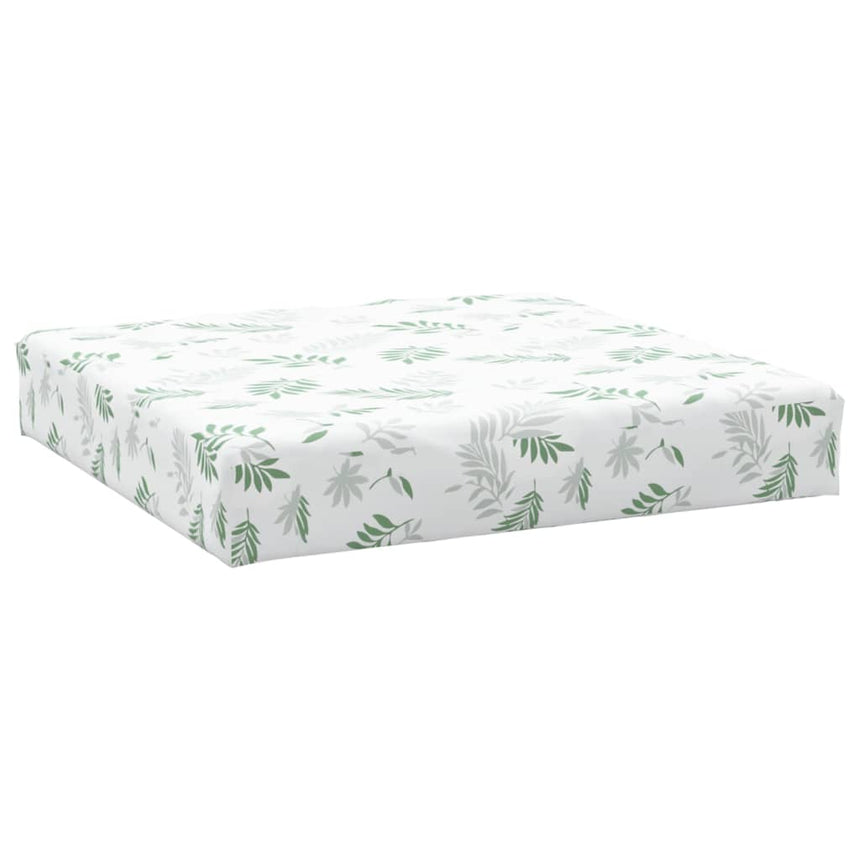 Palletkussen Bladpatroon 60X60X8 Cm Oxford Stof