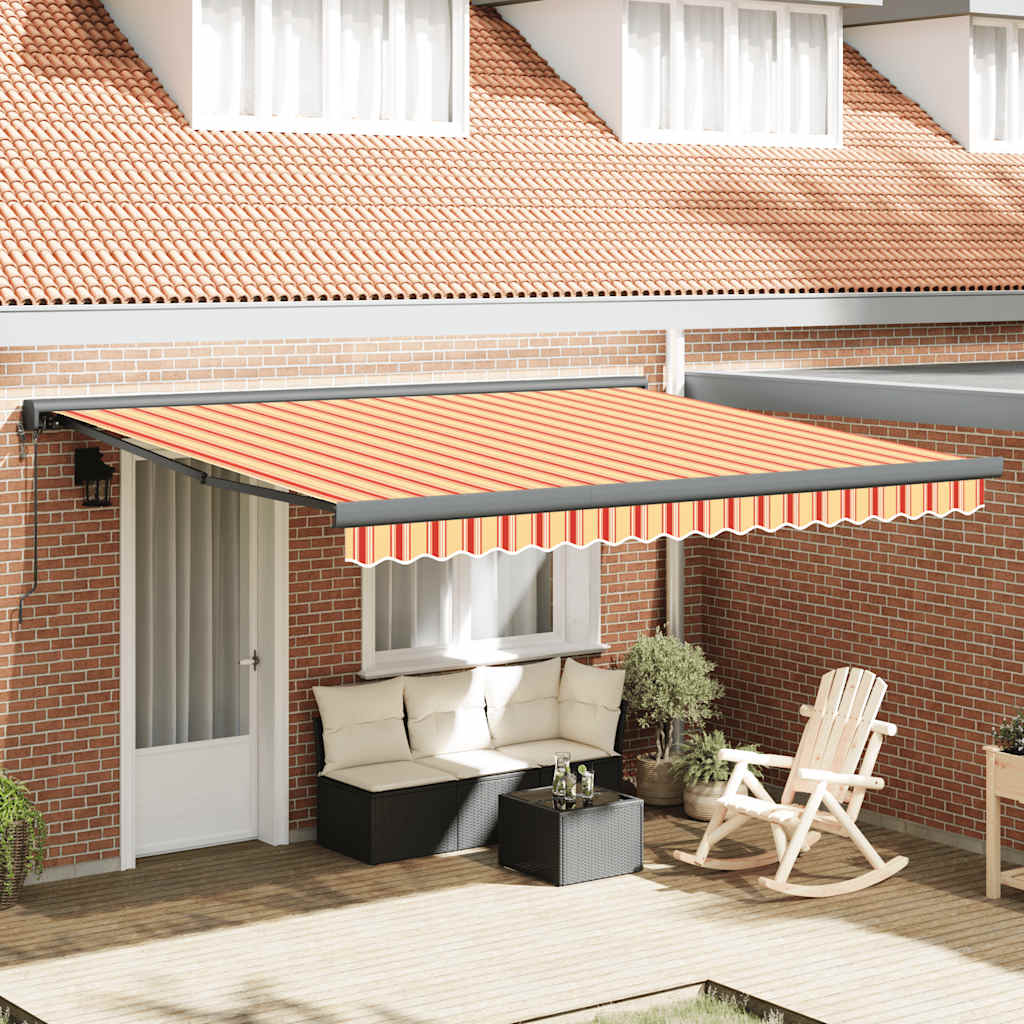 Luifel Uittrekbaar 4,5X3 M Stof En Aluminium