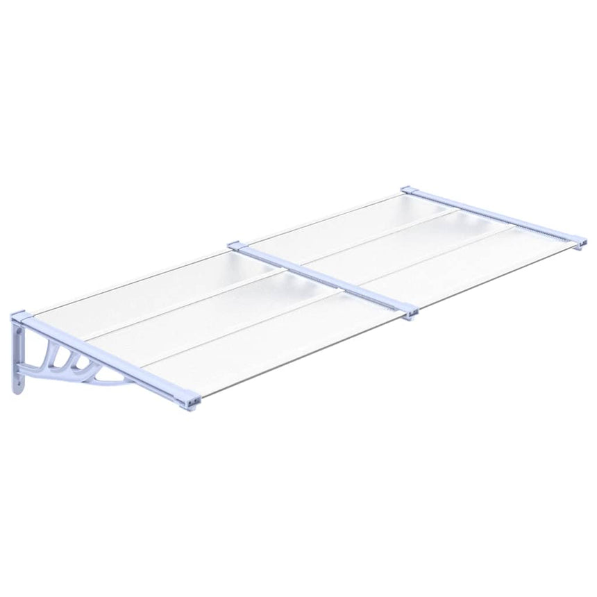 Deurluifel Polycarbonaat Grijs En Transparant