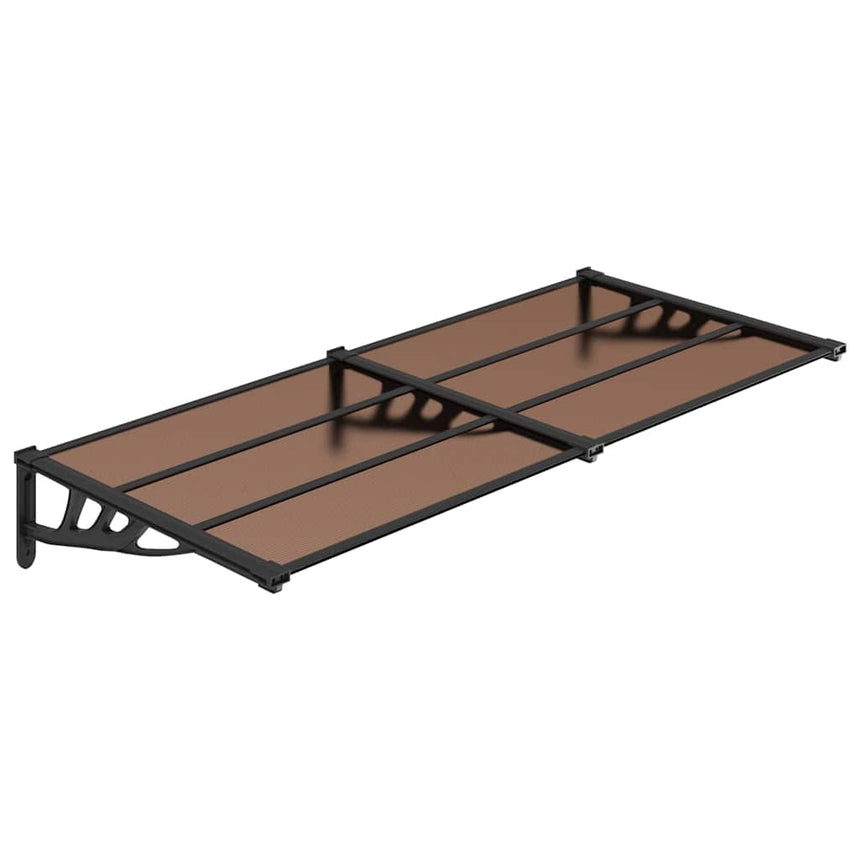Deurluifel Polycarbonaat Zwart