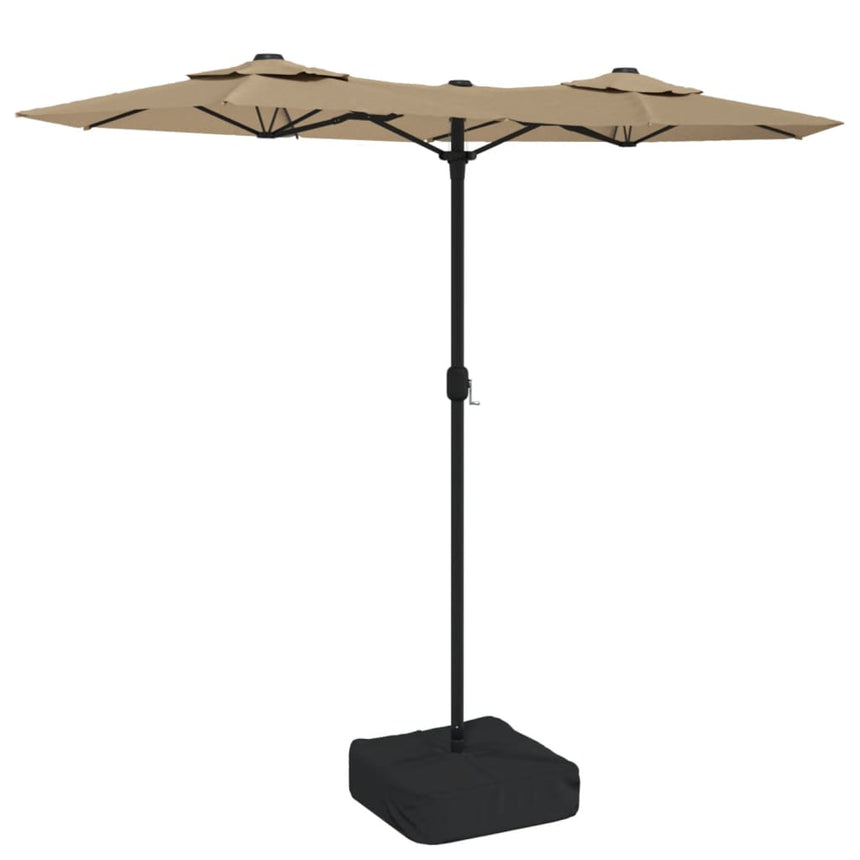 Parasol Dubbel Dak 316X145 Cm