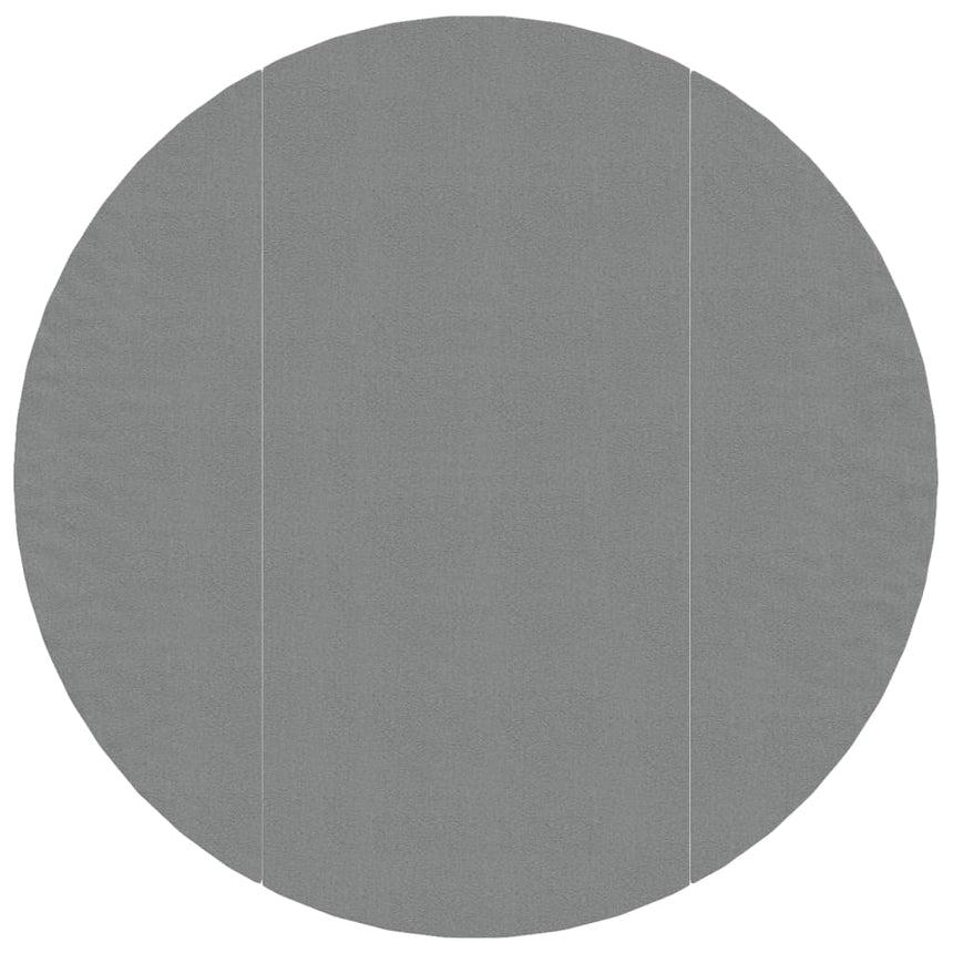 Zwembadgrondzeil Ø306 Cm Polyester Geotextiel Lichtgrijs