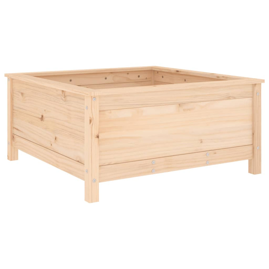 Plantenbak 82,5X82,5X39 Cm Massief Grenenhout