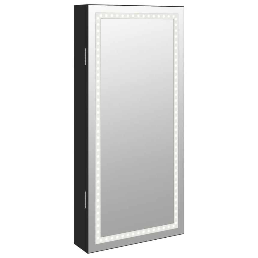 Sieradenkast Met Spiegel En Led Wandgemonteerd