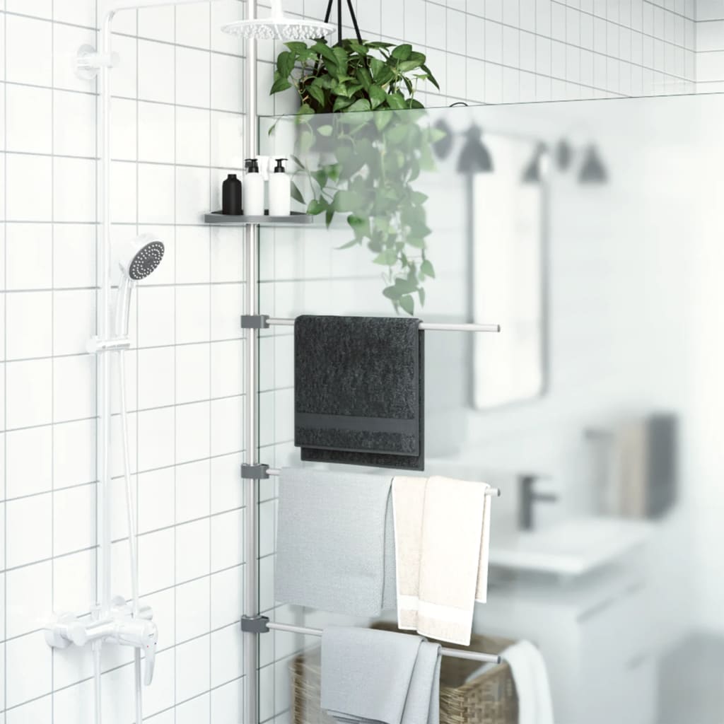 Handdoekenrek 47X280 Cm Aluminium Multikleur