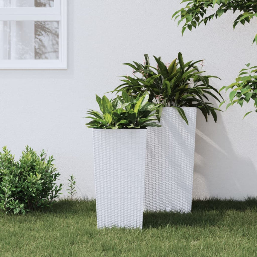Plantenbak Met Uitneembare Bak Rattan-Look 21/ Pp