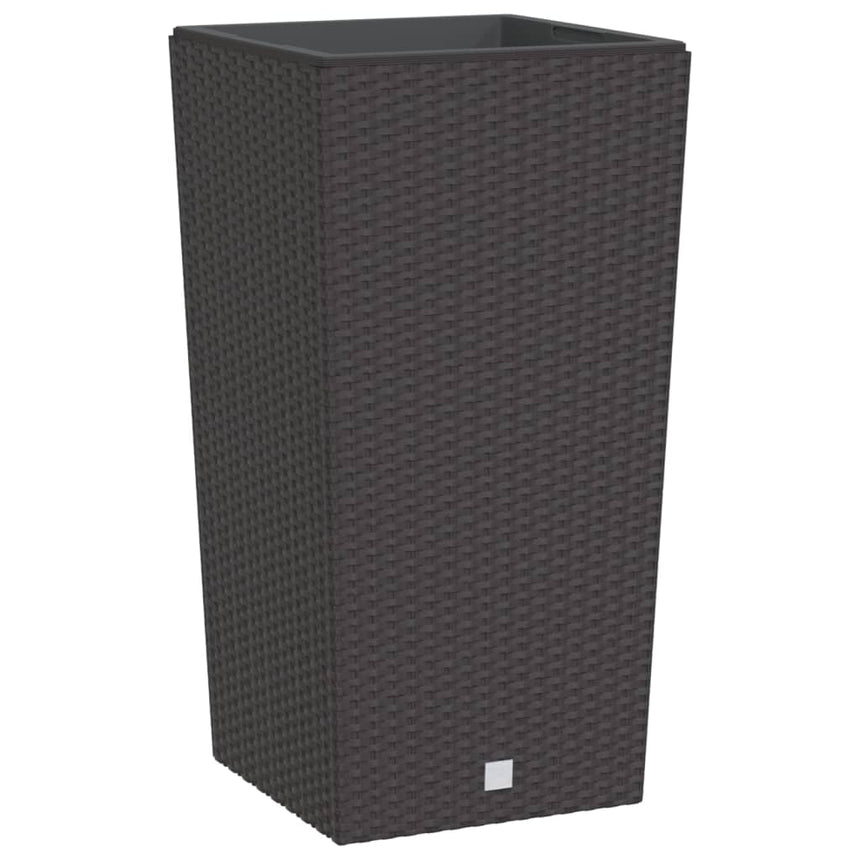 Plantenbak Met Uitneembare Bak Rattan-Look 21/ Pp