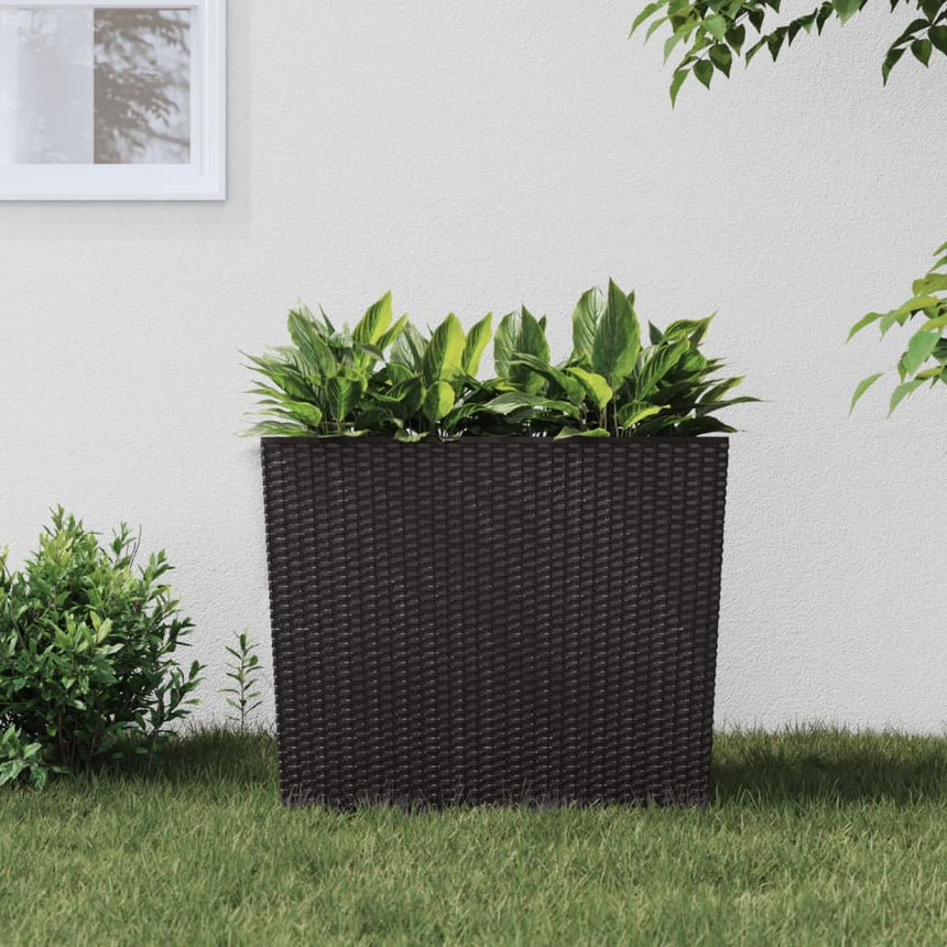 Plantenbak Met Uitneembare Bak Rattan-Look 12/44 L Pp