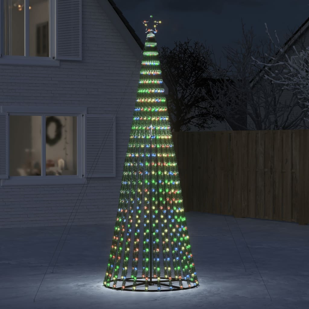 Led-Kerstboom 688 Leds Kleurrijk 300 Cm Blauw