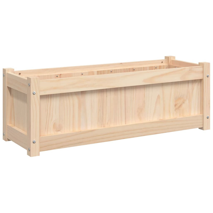 Plantenbak 90X31X31 Cm Massief Grenenhout