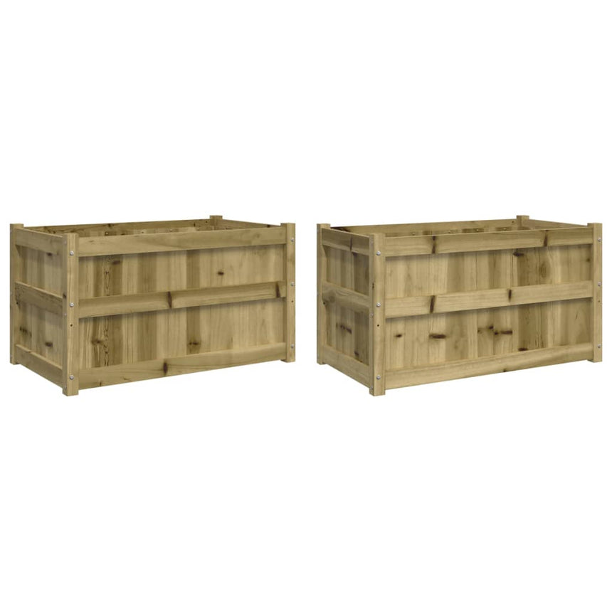 Plantenbakken Cm Geïmpregneerd Hout