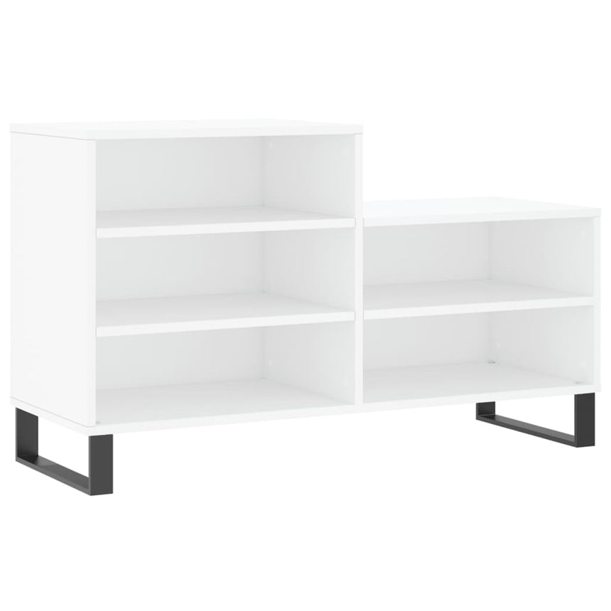 Schoenenkast 102X36X60 Cm Bewerkt Hout Wit