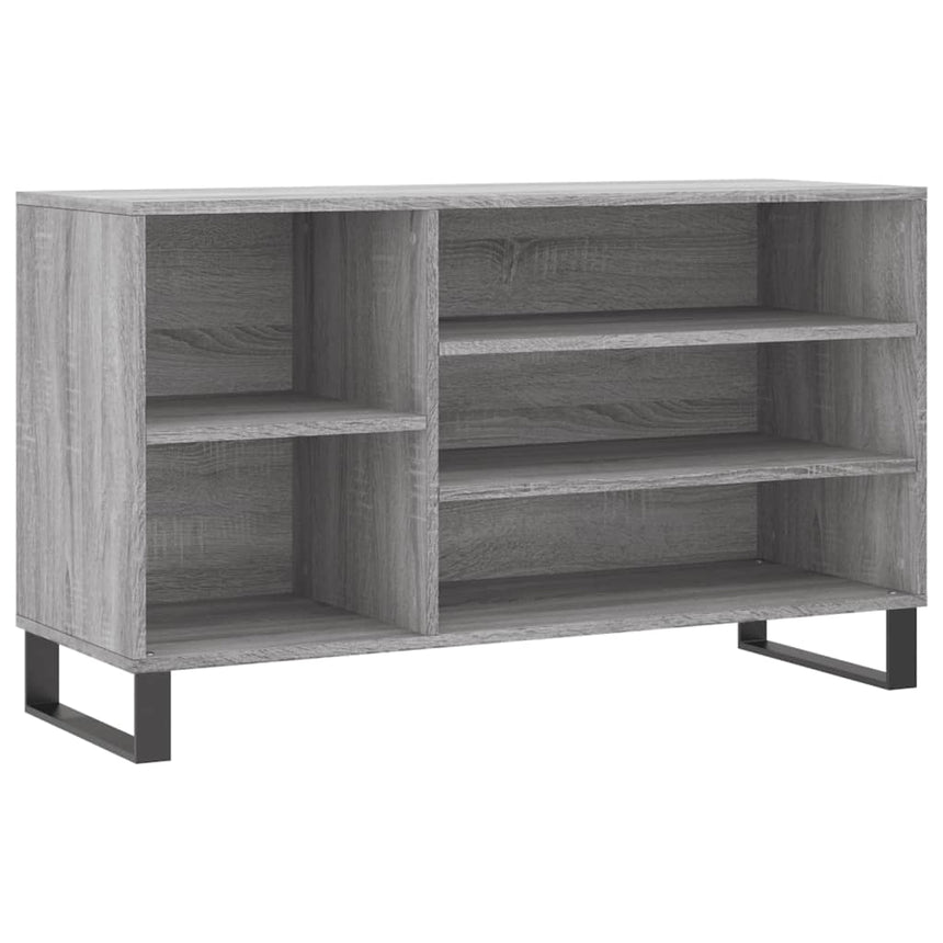 Schoenenkast 102X36X60 Cm Bewerkt Hout Sonoma Grijs Grijs Sonoma