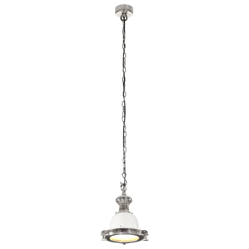 Hanglamp Aluminium Zilver En Wit