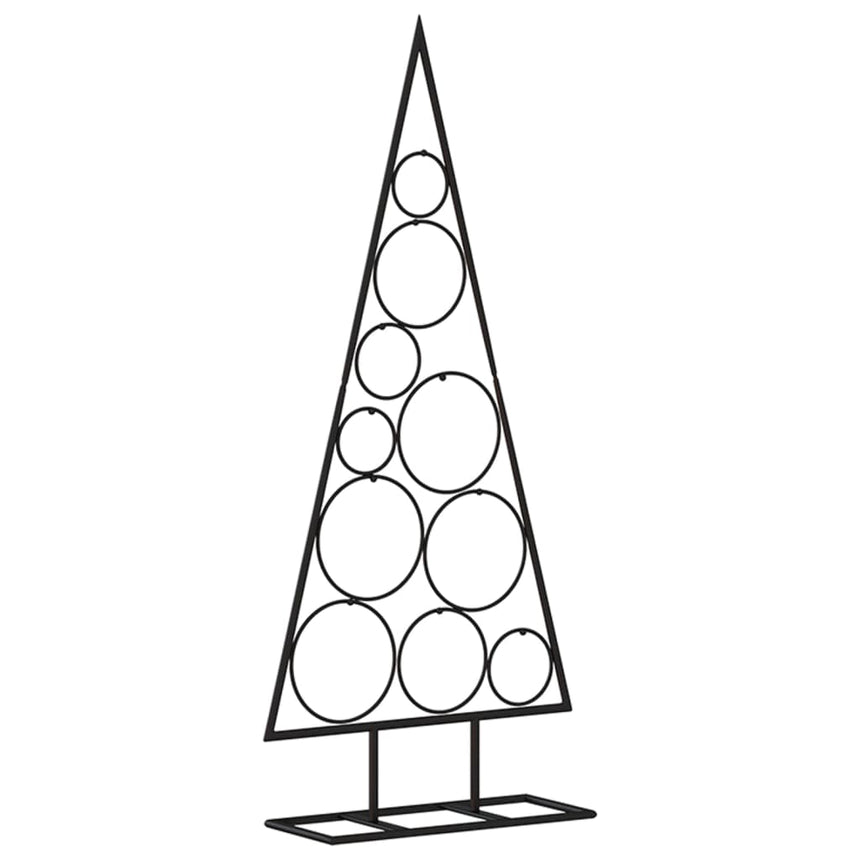 Kerstdecoratie Kerstboom Metaal Zwart