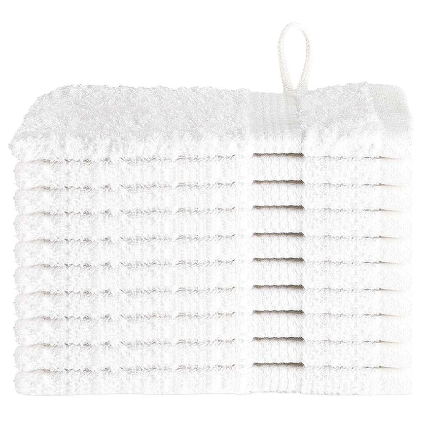 vidaXL Serviette Invité SOLUND 10 pc Blanc 15 x 21 cm 550 gsm