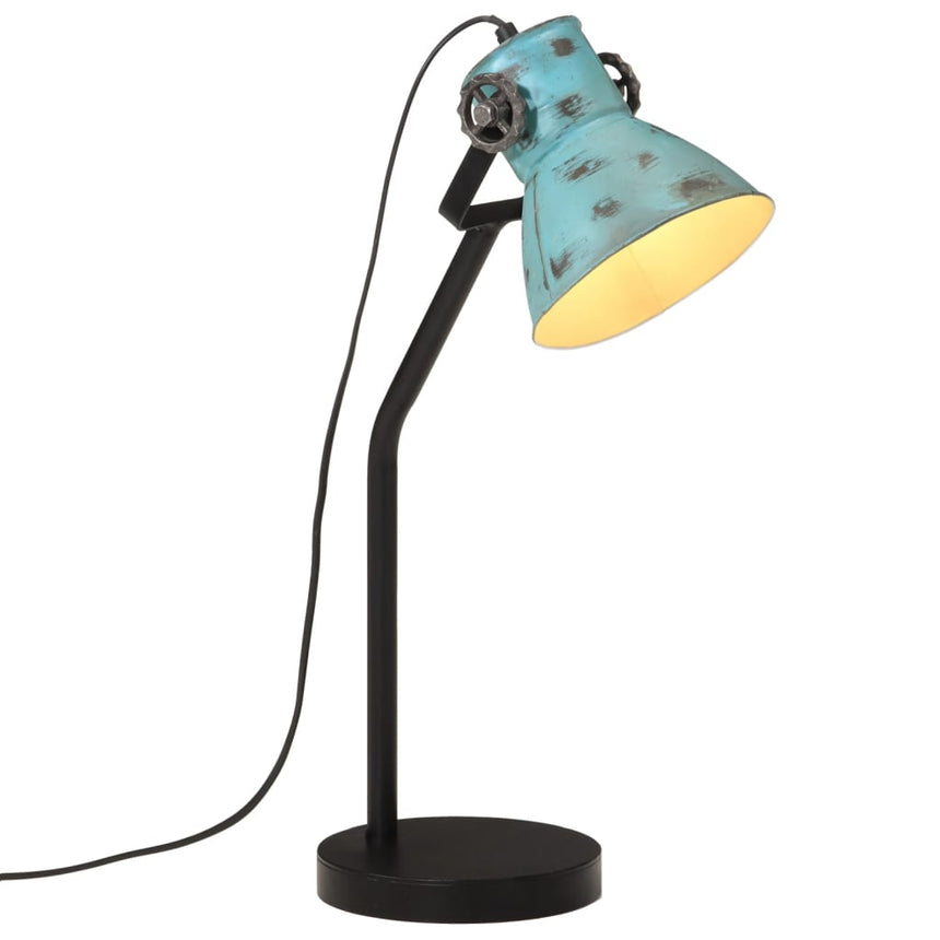 Bureaulamp 25 W E27 17X17X60 Cm Verweerd Blauw