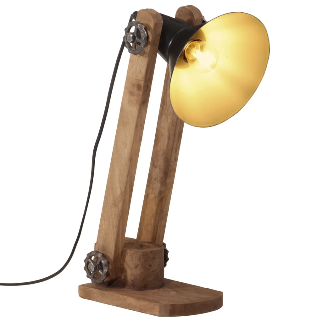 Bureaulamp 25 W E27 23X13X52 Cm Zwart
