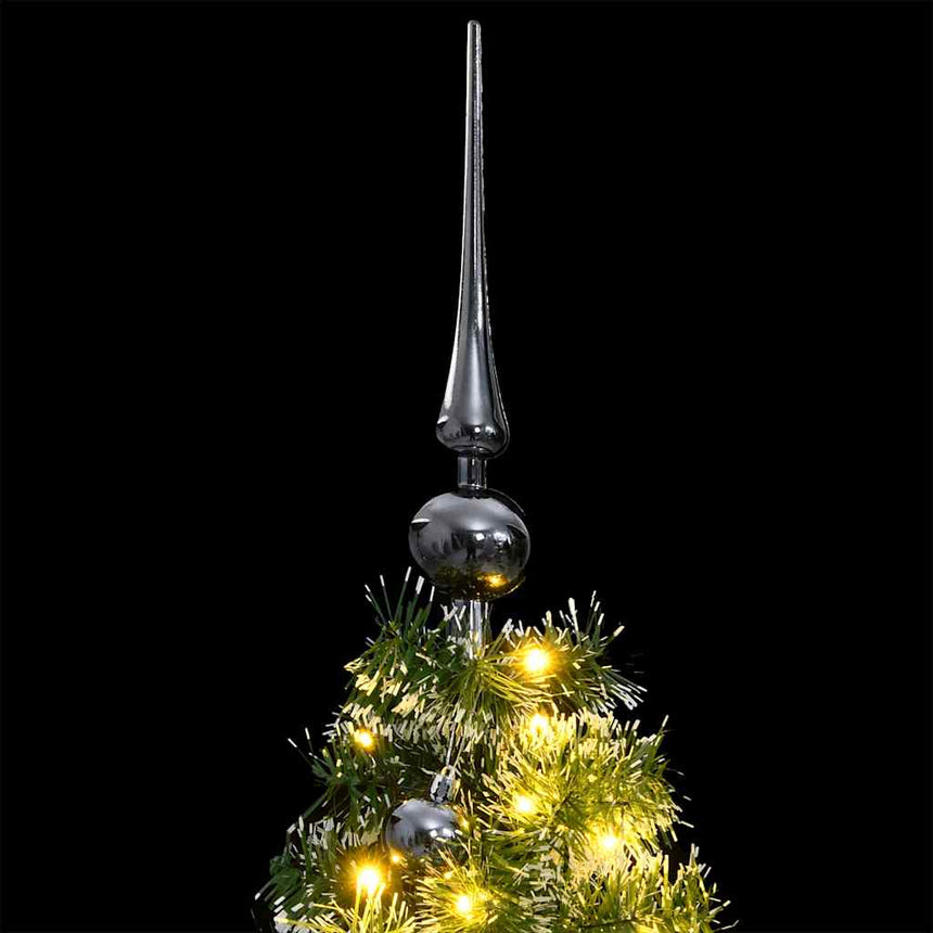 Kunstkerstboom Met Scharnieren 150 Led En Kerstballen