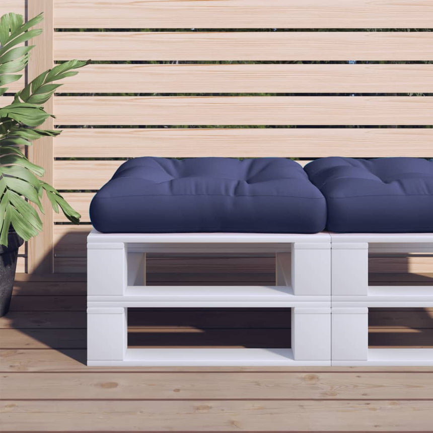Palletkussen Stof Marineblauw