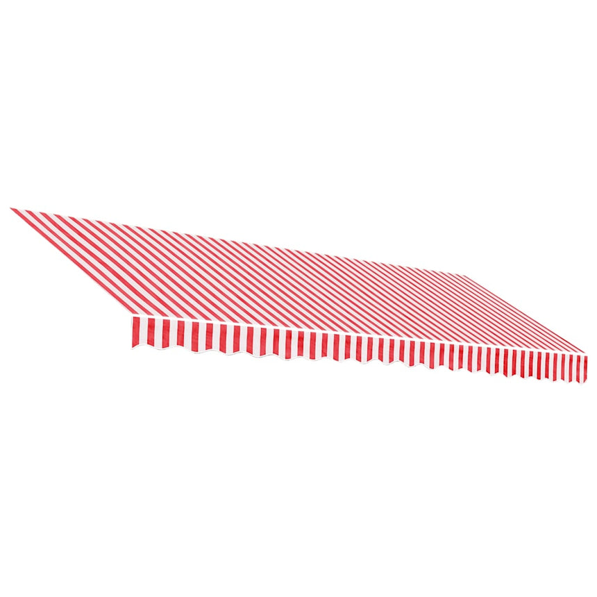 Vervangingsdoek Voor Luifel Gestreept 4,5X3 M Rood En Wit
