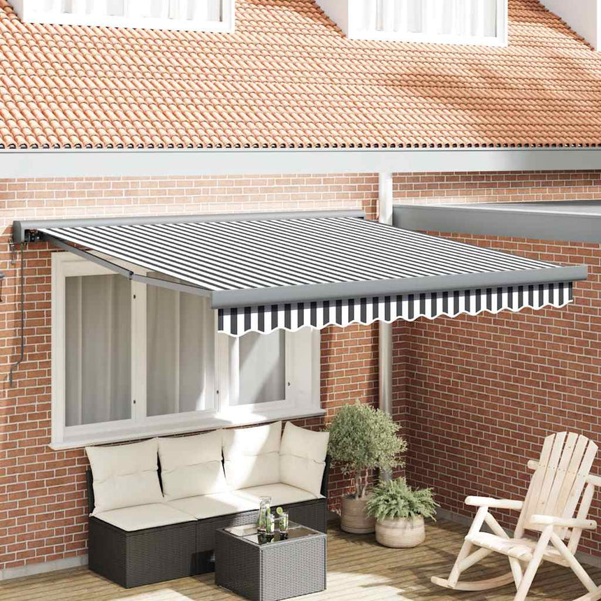 Luifel Uittrekbaar 4,5X3 M Stof En Aluminium