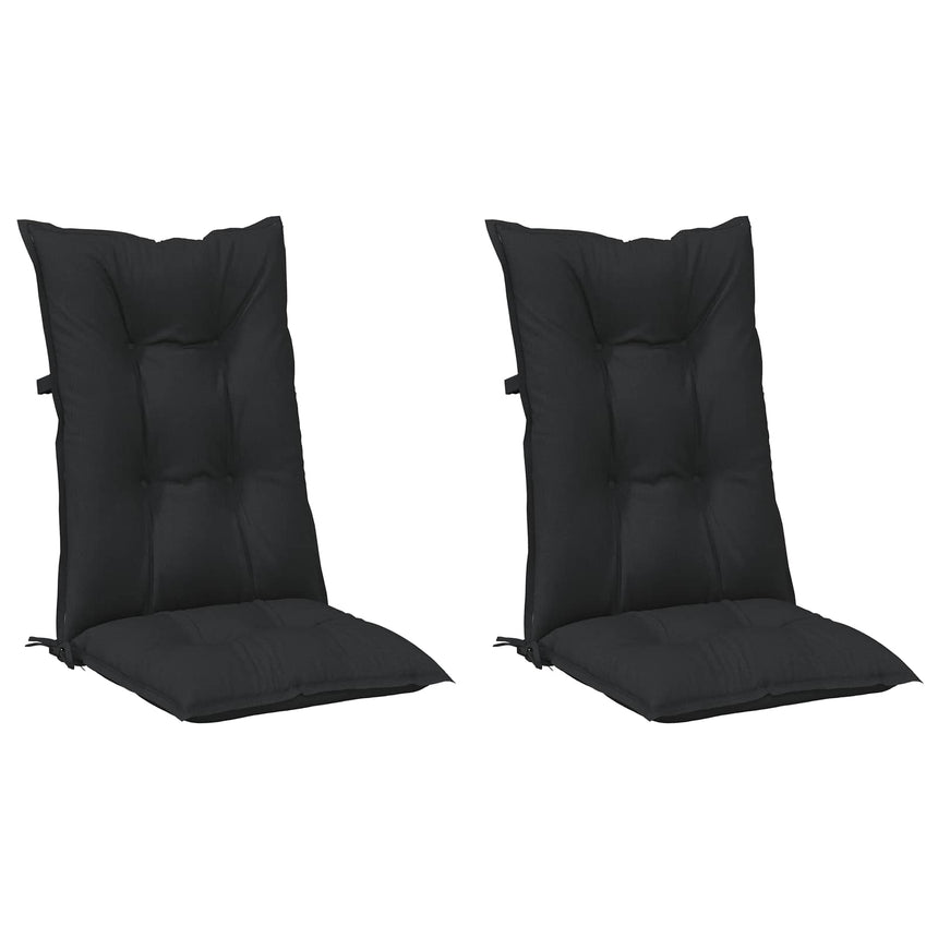 Set Hoge Rug Stoelkussens 2 Pcs