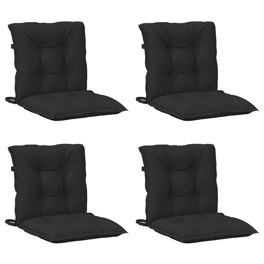 Lage Rugleuning Stoelkussens Set 4 Pcs