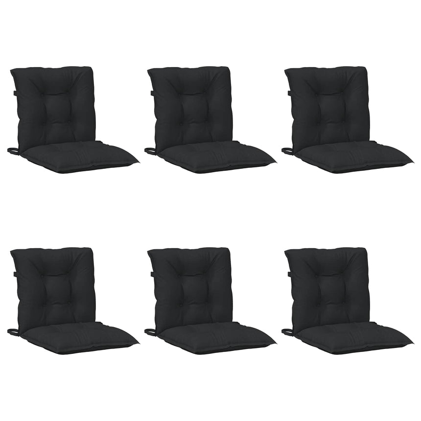 Lage Rugleuning Stoelkussens Set 6 Pcs