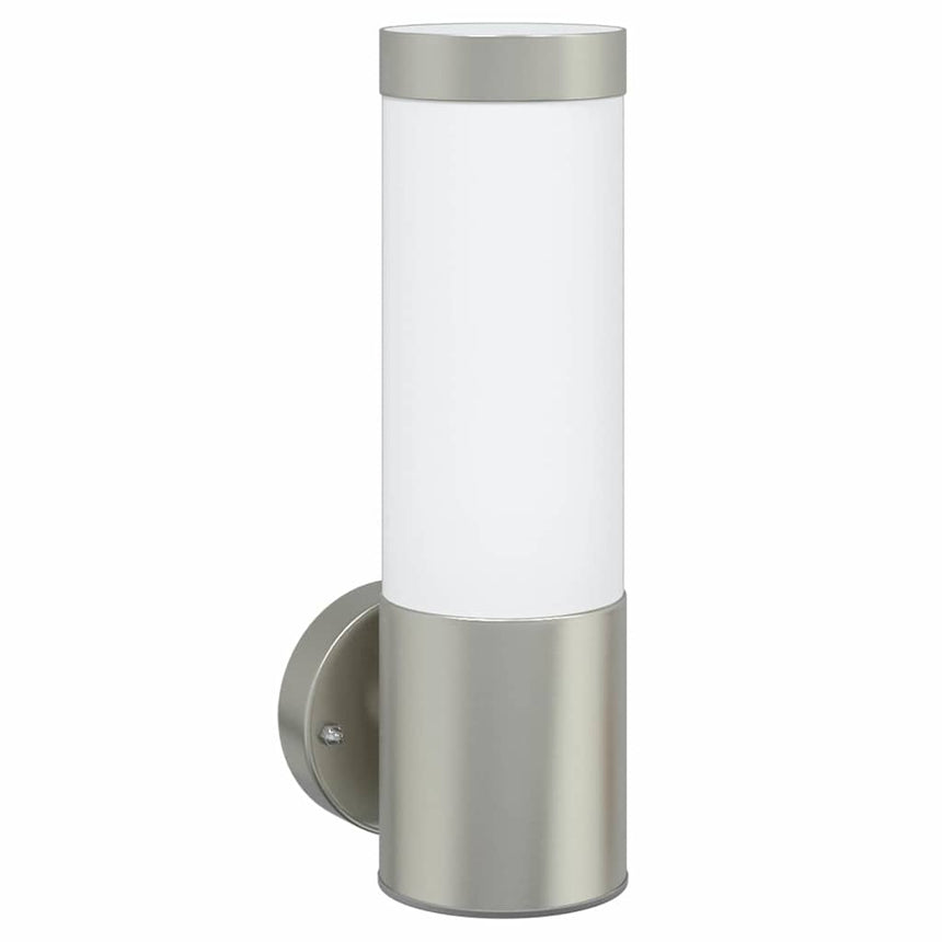 Buitenwandlamp 12 X 8,5 X 27 Cm Rvs En Plastic
