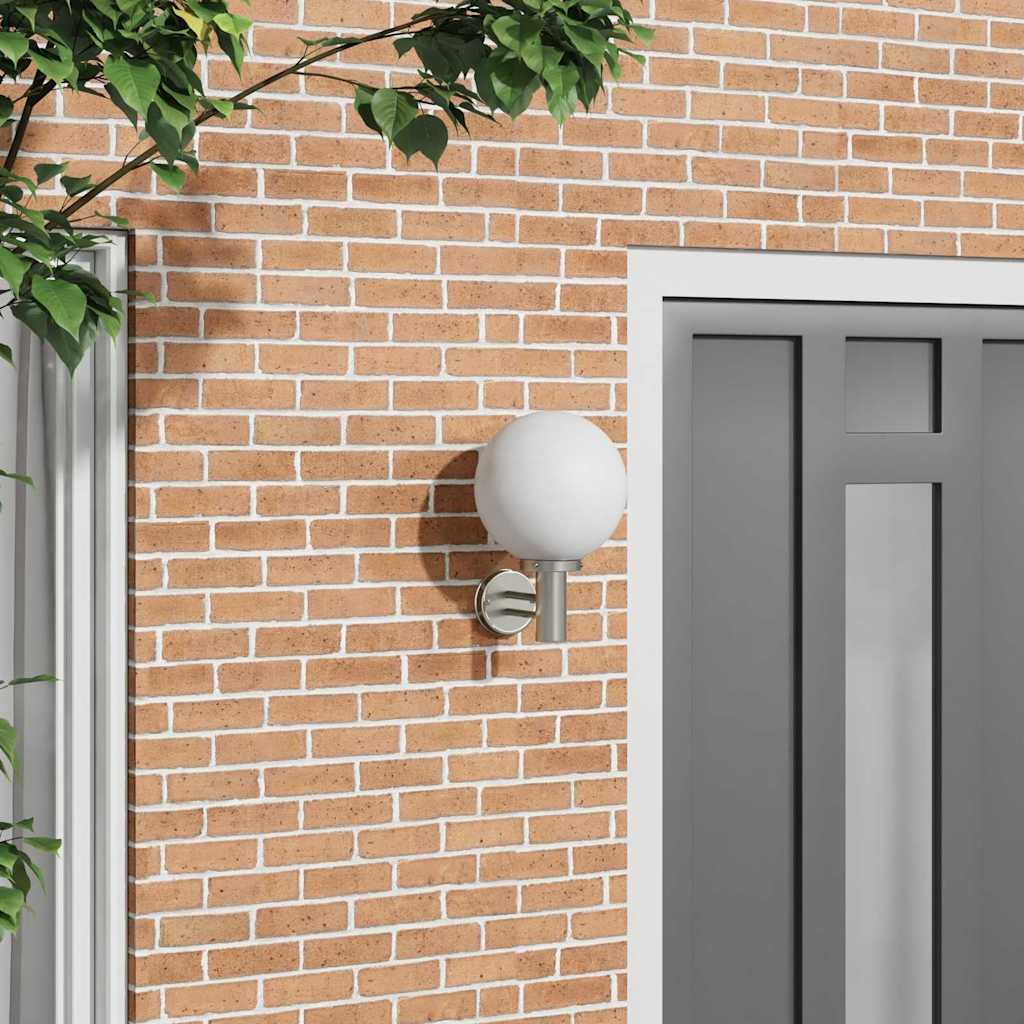 Buitenwandlamp 28 X 25 X 38 Cm Rvs En Plastic